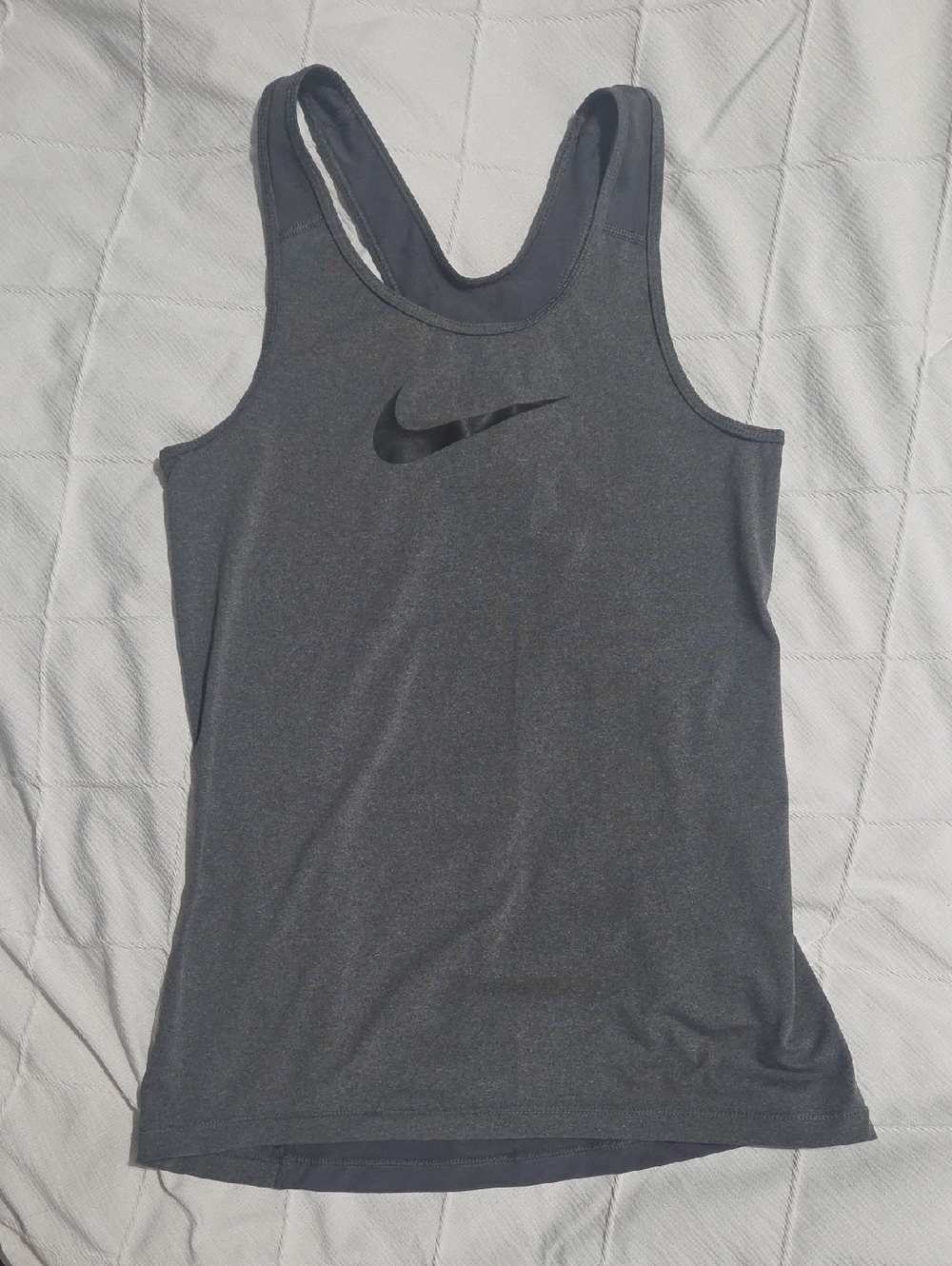 Nike Grey Dri-Fit Racerback Tank Sz Medium